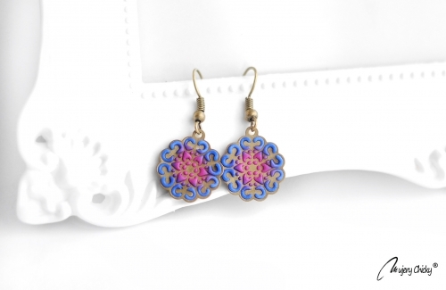 Cercei Filigree Orchid