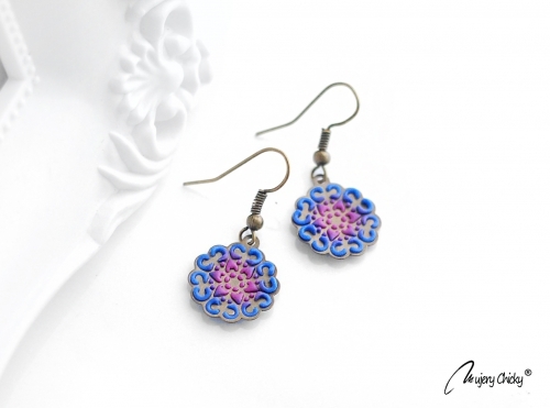 Cercei Filigree Orchid