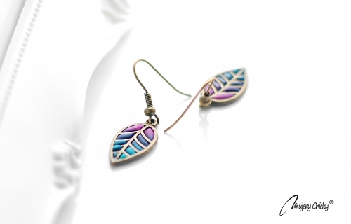 Cercei Frunza Orchid