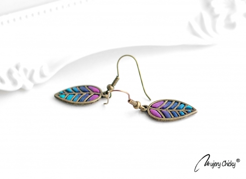 Cercei Frunza Orchid