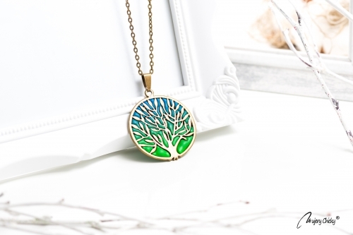 Colier  Velvet Magical Tree