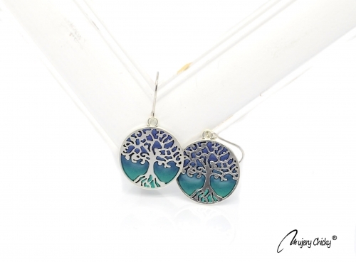 Cercei Tree of life Argintiu - Montana