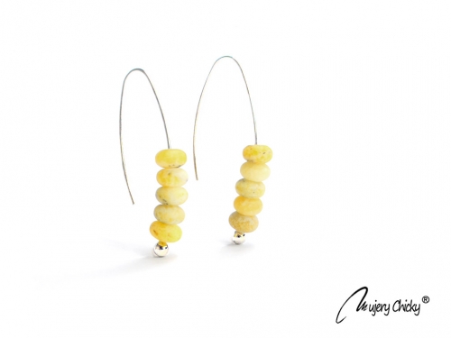 Cercei Imperfect Turcuaz Galben