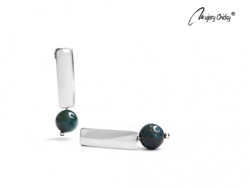 Cercei Line Jad Verde