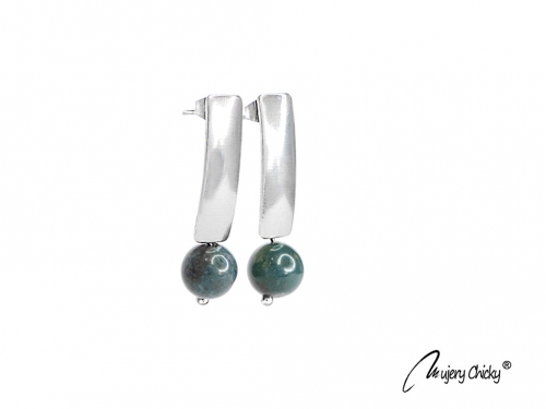 Cercei Line Jad Verde