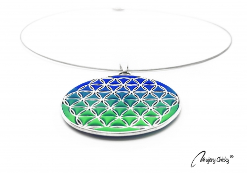 Colier Floarea vietii - Earth