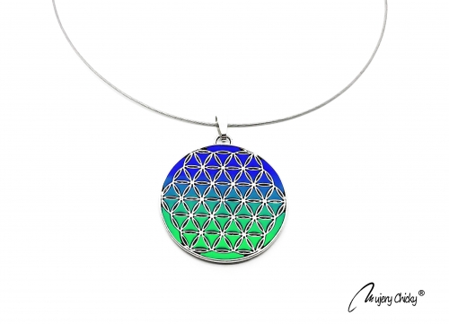 Colier Floarea vietii - Earth