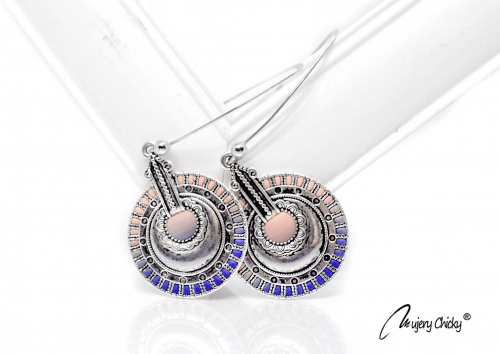 Cercei Silent Argintiu - Pale Sunset