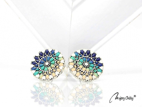 Cercei Mandala Silver Degrade - Pirouette