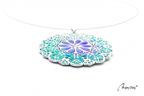 Colier Flower Power - Lagoon