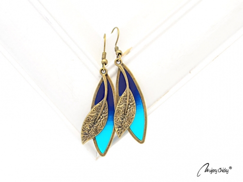 Cercei Frunza Dubla - Midnight