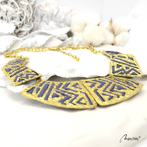 Colier Statement Guler - Navy