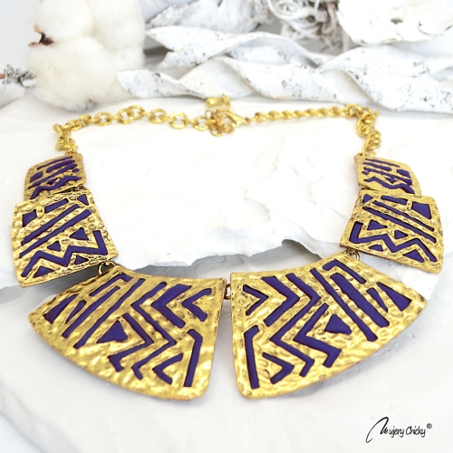 Colier Statement Guler - Navy