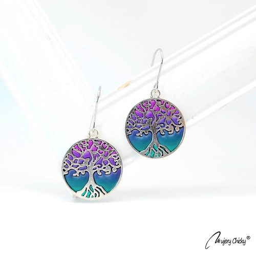 Cercei Tree of life Argintiu - Believe