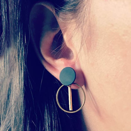 Cercei Play Black Auriu