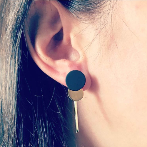 Cercei Black Section Out Auriu