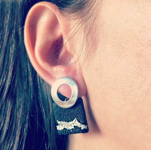 Cercei Manan Argintiu