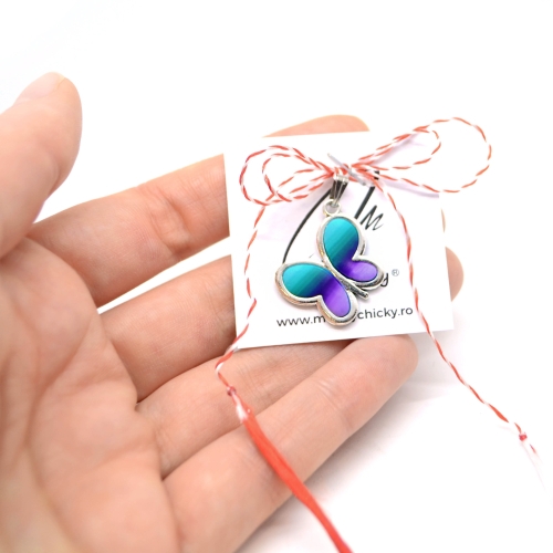 Martisor Pandant Wings Of Butterfly - Vivid