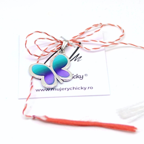 Martisor Pandant Wings Of Butterfly - Vivid