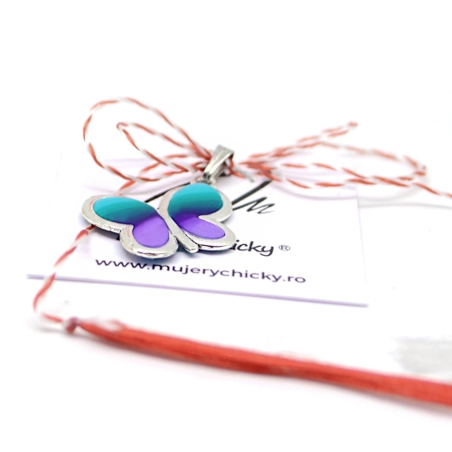 Martisor Pandant Wings Of Butterfly - Vivid