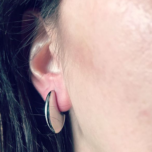 Cercei Clio Argintiu