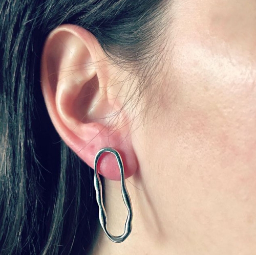 Cercei Aerian Argintiu