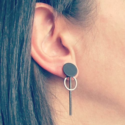 Set  Black Section In Argintiu