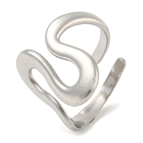 Inel Serpentina Argintiu