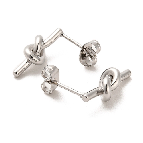 Cercei Knot Argintiu