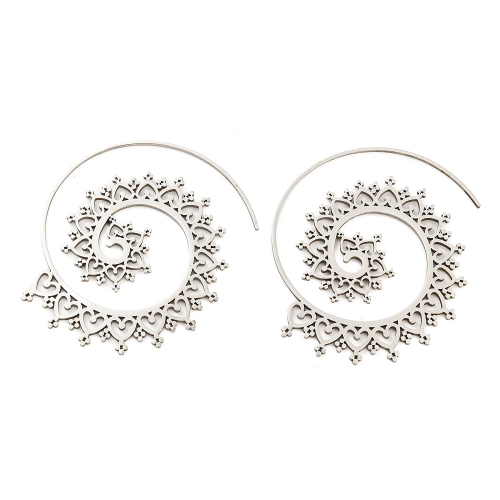 Cercei Bohami Argintiu