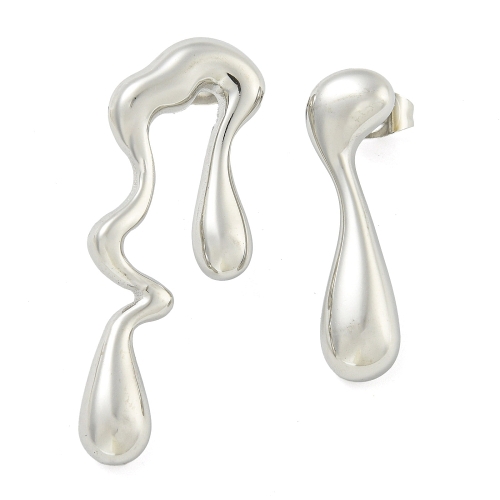 Cercei Droplet Argintiu