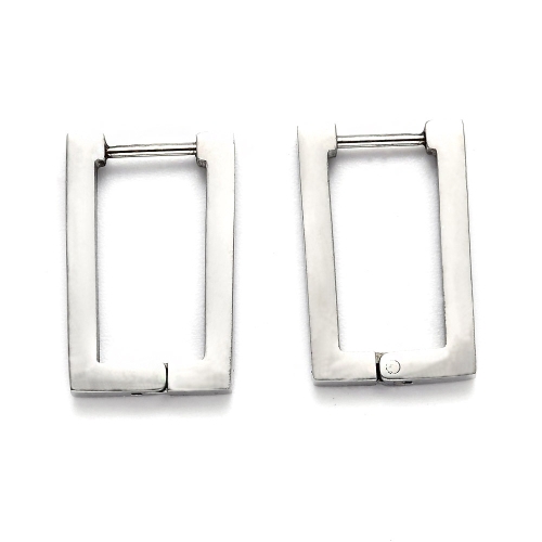 Cercei Huggie Hoop Dreptunghi