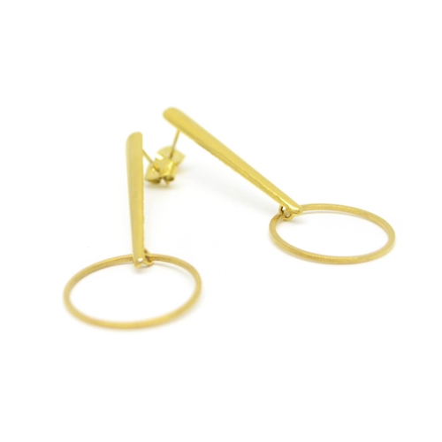 Cercei Floating Circle Auriu