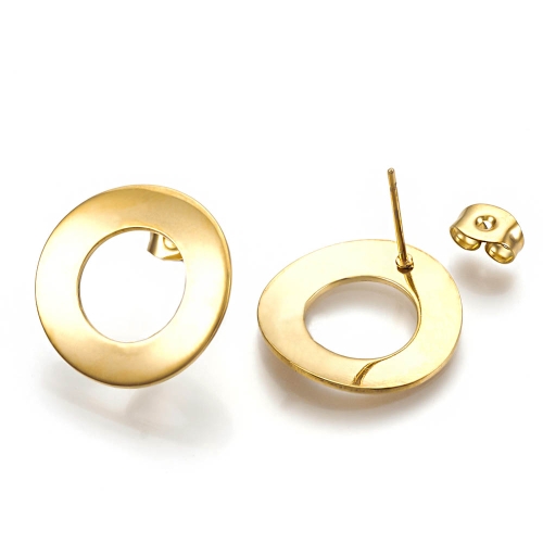 Cercei Curved Ring Auriu
