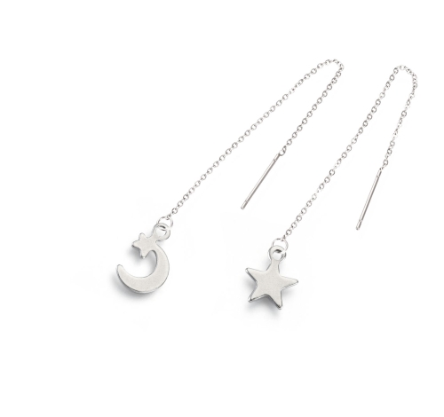 Cercei Lantisor Stea - Semiluna 