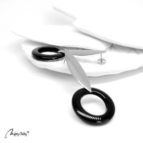 Cercei Lalin Argintiu