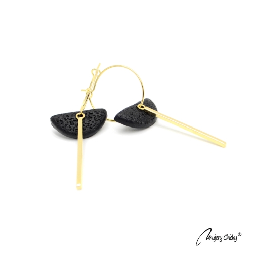 Cercei Mini Isra Auriu