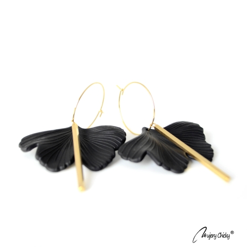 Cercei Ginkgo Section Auriu