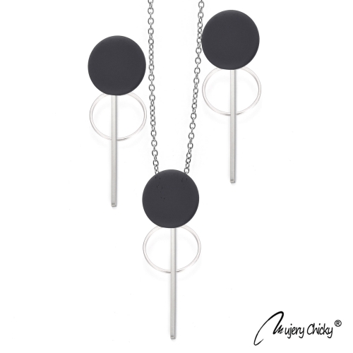 Set  Black Section In Argintiu