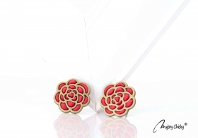 Cercei Flower Power - Indian red