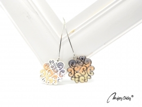 Cercei Plume argintii - Nostalgia