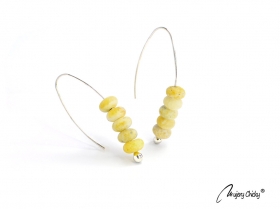 Cercei Imperfect Turcuaz Galben