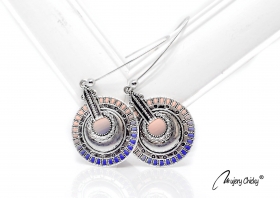 Cercei Silent Argintiu - Pale Sunset