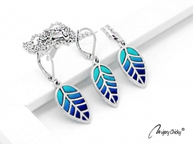 Set Silver Frunza Midnight