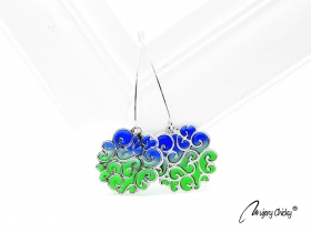 Cercei Plume argintii - Life