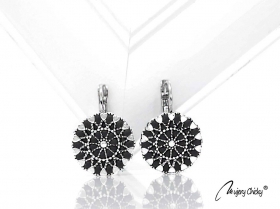 Cercei Mandala Circular - Black