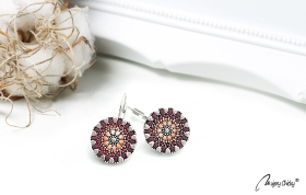 Cercei Mandala Circular - Flame