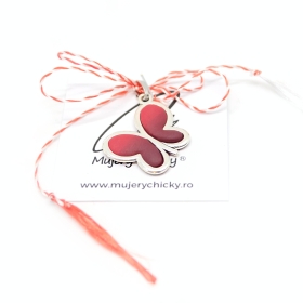 Martisor Pandant Wings Of Butterfly - Brandy