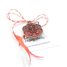 Martisor Brosa Floarea Vietii - Brandy