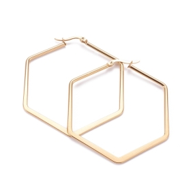 Cercei Hoop Hexagon